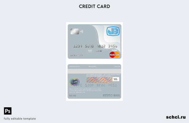 цифровая загрузка шаблона карты Mastercard банка Джаната Бангладеш